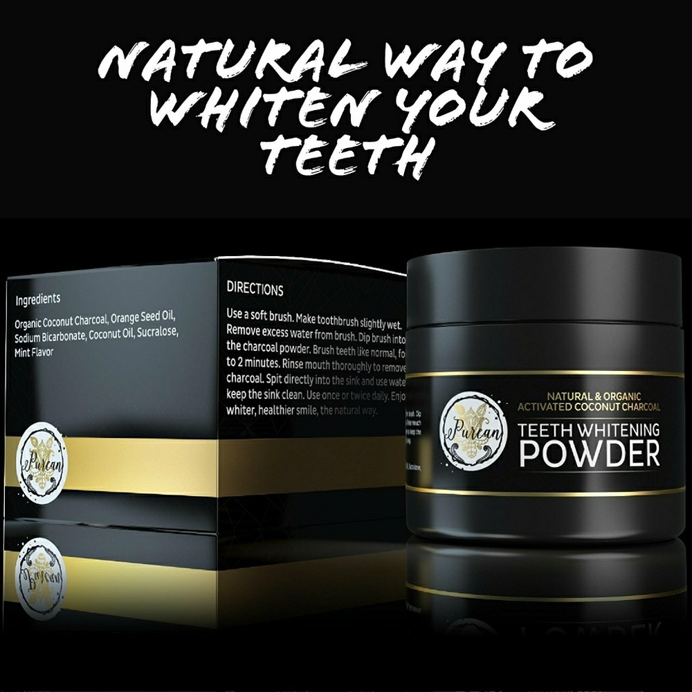 Teeth Whitening Activated Coconut Charcoal Powder